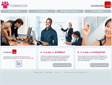 Tablet Screenshot of formations.achatpublic.com